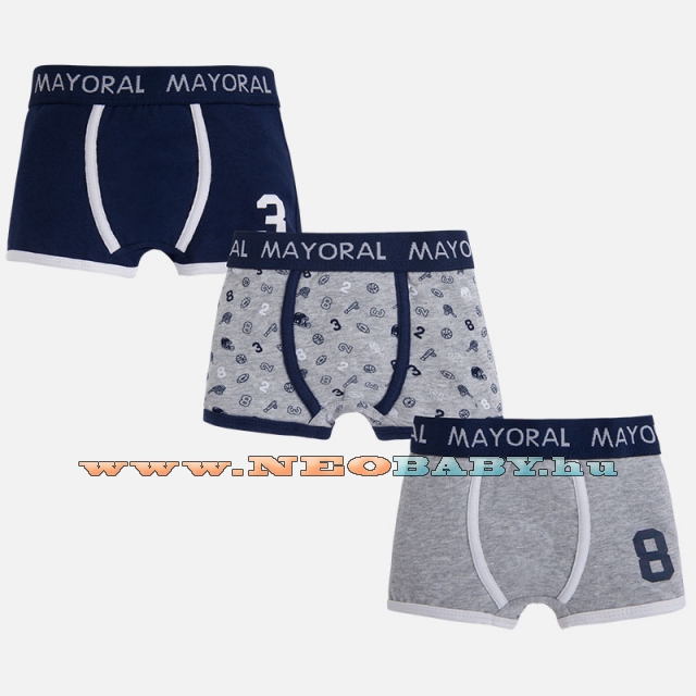 MAYORAL MODA  boxerals szett 3db-os /5M - 8v - 10030-48