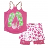 MIKKA 2 rszes rvid egyttes 110-116 pink papucsos