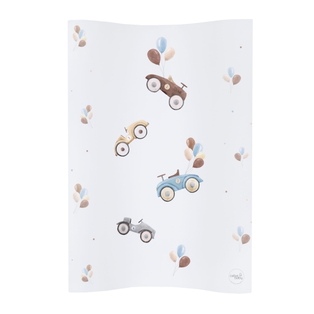 CEBA BABY  pelenkz lap puha 2 oldal 50x70cm COSY Retro Cars