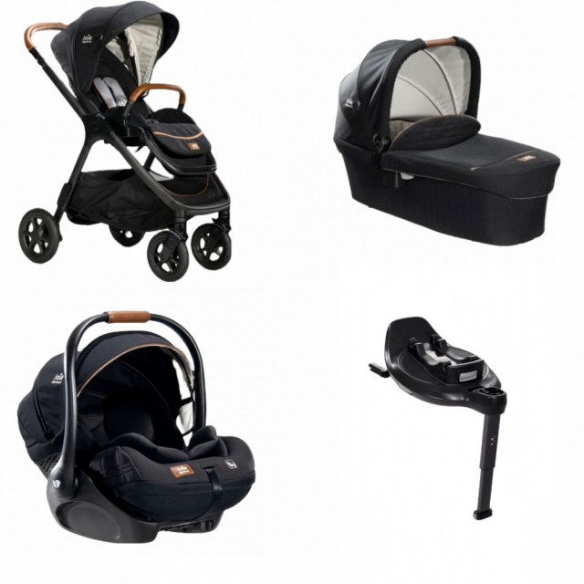 JOIE Signature Finiti 4in1 babakocsi bundle szett Eclipse + i-Level Recline hordoz + i-Base Encore bzistalp