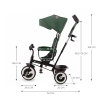 KINDERKRAFT Aston tricikli Mystic green