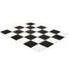 KINDERKRAFT Luno habszivacs puzzle sznyeg 30db Fekete-fehr