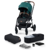 KINDERKRAFT Evolution Cocoon 2in1 tbbfunkcis babakocsi puha mzessel Midnight green