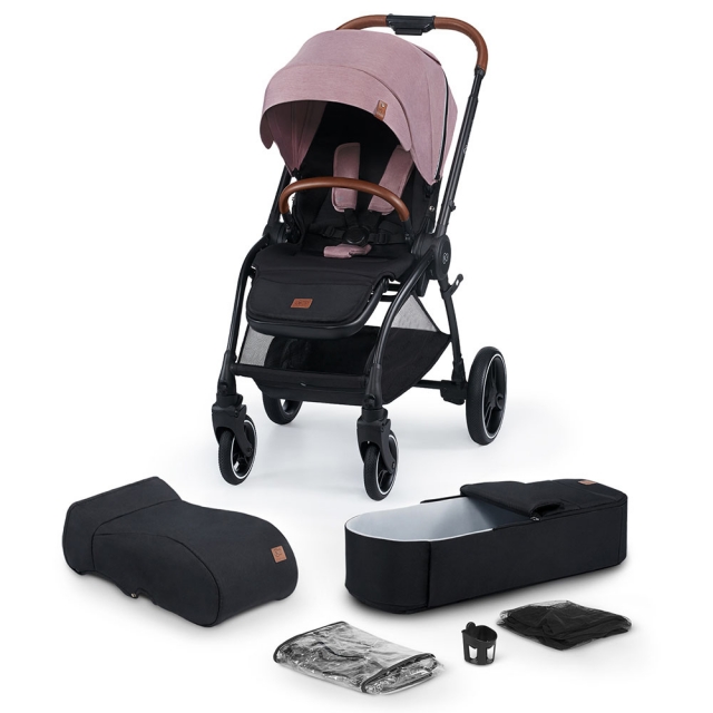 KINDERKRAFT Evolution Cocoon 2in1 tbbfunkcis babakocsi puha mzessel Marvelous pink