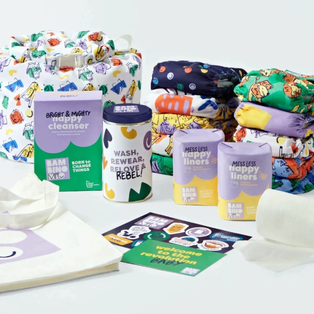 Image of Újrahasználható pelenka szett little rebel bundle bold bunlrbo