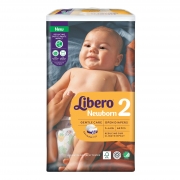 LIBERO Newborn Jumbo Pack pelenka 2 3-6kg 68db