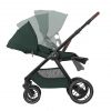 MAXI-COSI Oxford+ SlideTech 4in1 babakocsi Sense mzeskosrral Twillic Green