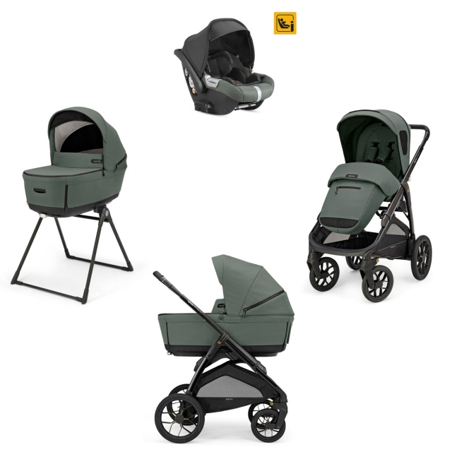 INGLESINA Aptica XT System Quattro 4in1 babakocsi mzeskosrral s Darwin i-Size babahordozval Taiga Green AAE71S0TGG