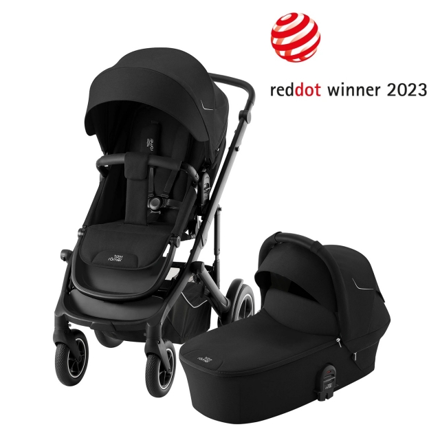 BRITAX-RMER Smile 5Z multifunkcis babakocsi szett mzeskosrral Space Black