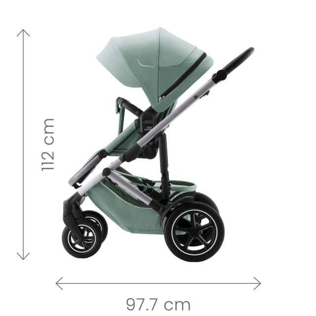 BRITAX-RMER Smile 5Z multifunkcis babakocsi szett mzeskosrral Midnight Grey