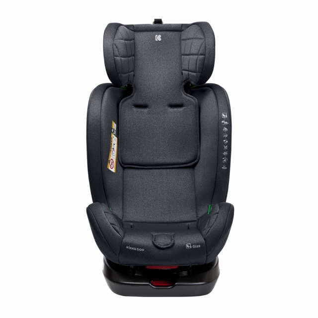 KIKKABOO i-Trip 360 fok i-Size Isofix gyerekls 40-150cm Szrke