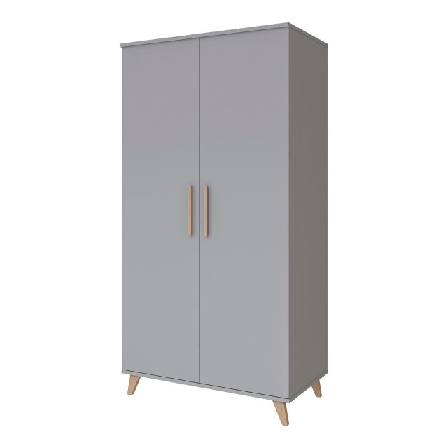 Image of Flip grey & oak 2 osztású szekrény