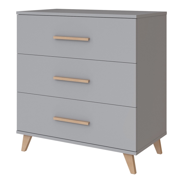 Image of Flip grey & oak komód