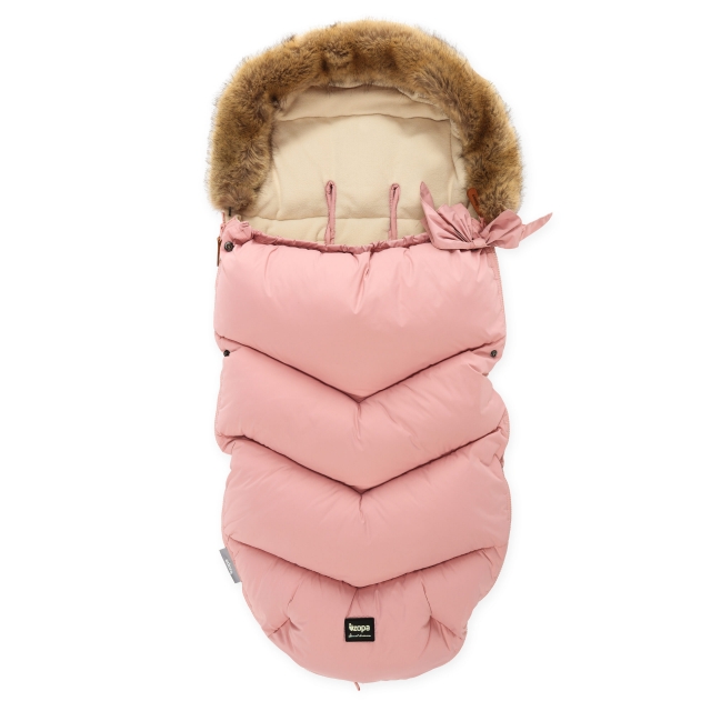 Image of Fluffy bundazsák babakocsiba old pink